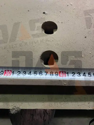 Нож ковша Lonking 876 (1692х265х30) центральный (СТ45)